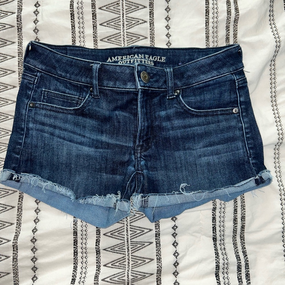 American Eagle Outfitters Women's Blue Denim Shorts Size 6